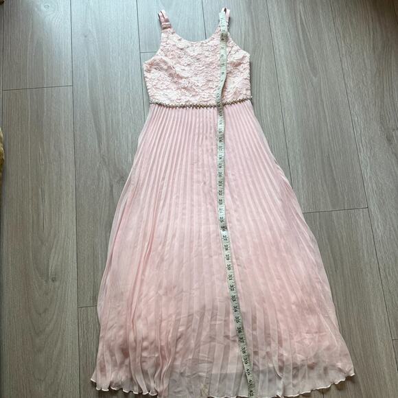 Speechless Girls' Sleeveless Maxi Party Dress with Pleated Skirt sz 7 Pink/fairy - Picture 5 of 13